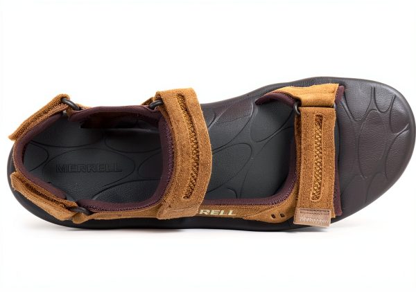 Merrell Mens Sandals Waterproof Suede Adjustable Straps-4