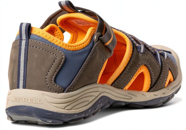 Merrell Boys Water Shoes Quick Drying Hook Loop Strap-4