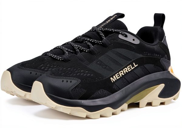 Merrell Mens Hiking Shoes Lightweight Breathable Vibram-0