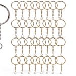 KANSPHY Jump Rings Iron Keychain Craft DIY Jewelry Making-0