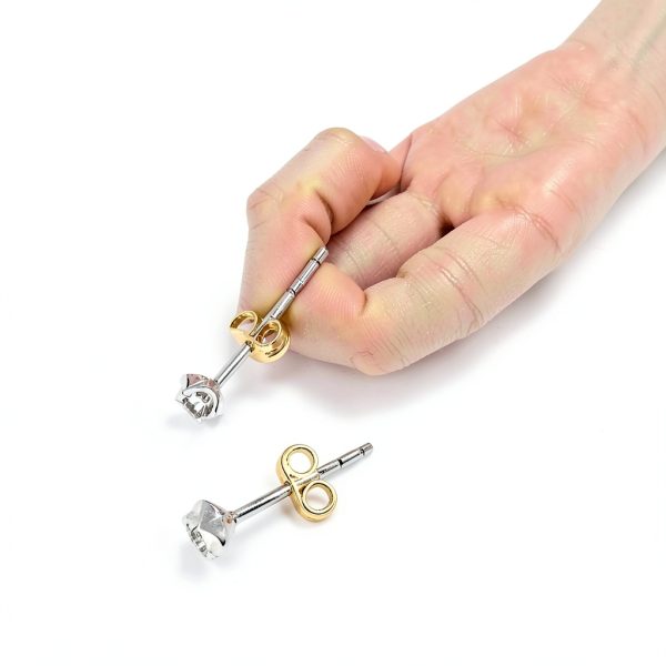 Gold Stud Earring Backs Orgrimmar Replacement Standard Posts-6