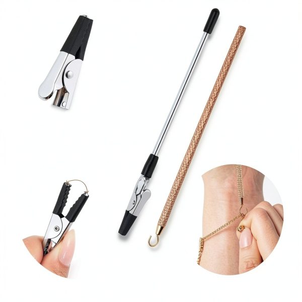 Vnsuyo Bracelet Helper Tool Metal Fashion Silver Rose Gold-3
