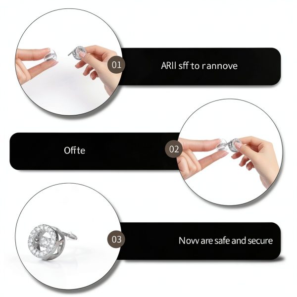 Nkwuire Earring Backs Metal Silicone 7 Styles 500 Pieces-6