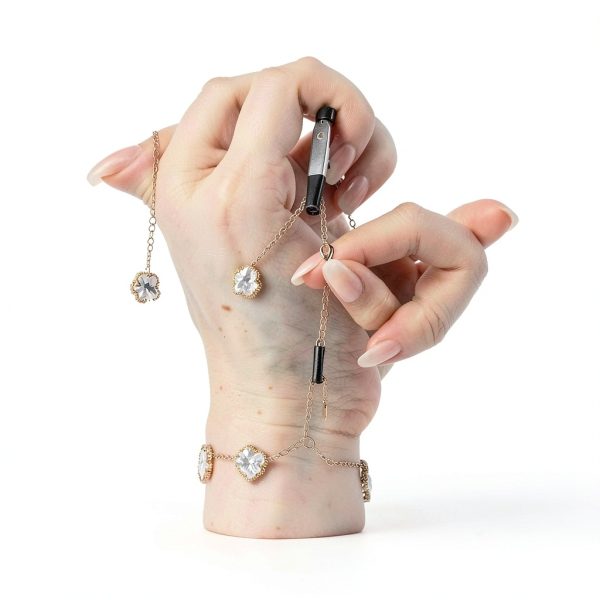 Vnsuyo Bracelet Helper Tool Metal Fashion Silver Rose Gold-8