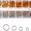KOPOX Jump Rings Gold Silver Open Style Jewelry Making-0