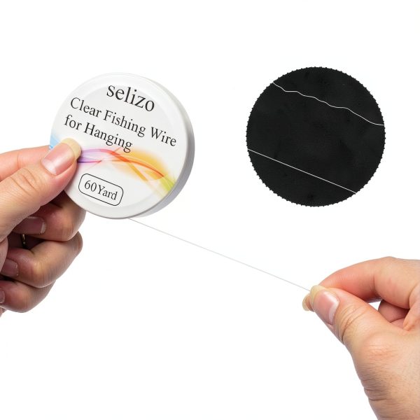 Selizo Clear Nylon Fishing Line for Crafts and Decor-4