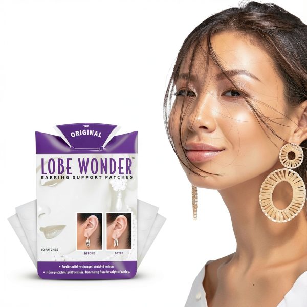 Lobe Wonder Earring Support Patches Hypoallergenic Earlobe-7