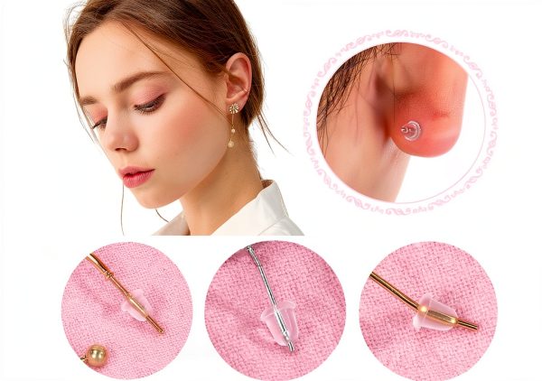 Silicone Earring Backs Hulubo Rubber Comfortable Secure Fit-1