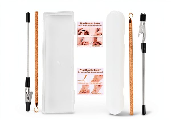 Vnsuyo Bracelet Helper Tool Metal Fashion Silver Rose Gold-4