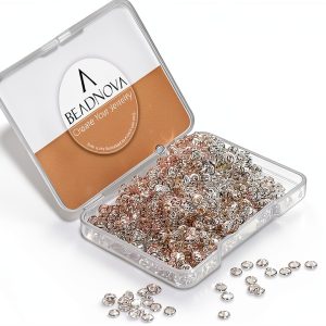 BEADNOVA 4mm Silver Jump Rings Jewelry Making Supplies-0